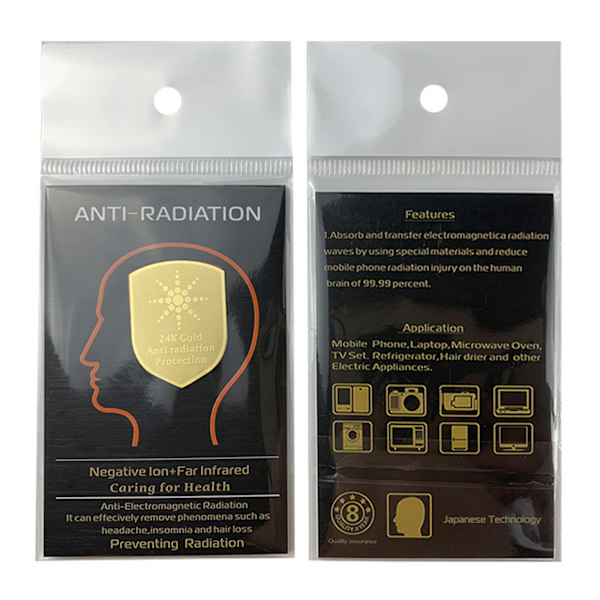 10st Anti-strålningsskydd EMF för skydd Mobiltelefon Stick