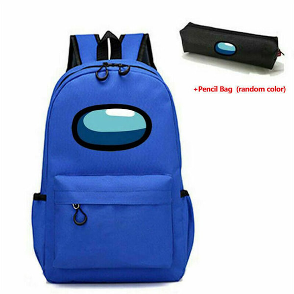Among Us Game Backpack Boys Girls School Bag BLUE