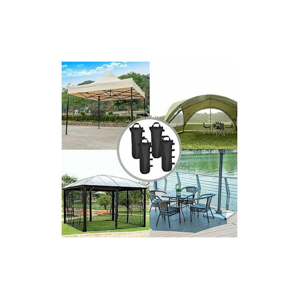Set med 4 sandsäckar för lusthus, bersåer, paviljonger, tältben, solskydd och parasoller.{HH}