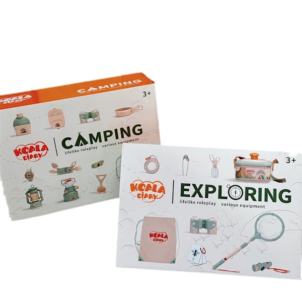 Camping legetøj koala dagbog insekt observationsboks sommerfugl fangstnet børns udendørs eventyrtelt Tent storage bag