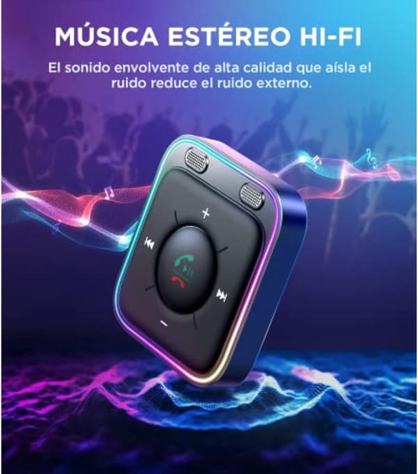 Bluetooth 5.3 AUX-adapter for bil Håndfri samtale HiFi Stereo Audio USB-mottaker