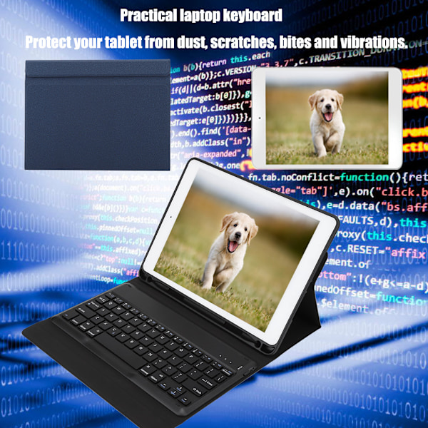 SD-1097 Langaton Bluetooth-näppäimistö Air1 Air2 / Pro9.7 / 2017 iPad / 2018 iPad Sininen