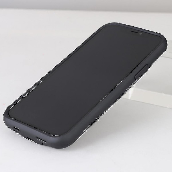 Ladeetui for iPhone 12/12 Pro/12 Pro Max/12 Mini med 6500 mAh Batteri, Oppladbart, Portabelt, Eksternt Batterietui, Blå Black