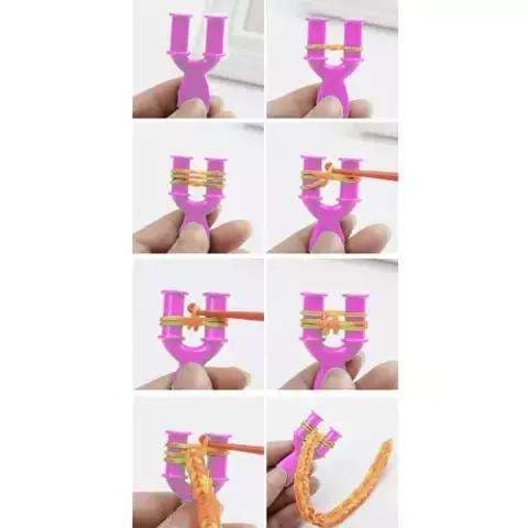 DIY - Loom Bands - 1500 kpl - Kuminauhasetti - multifärg multicolor