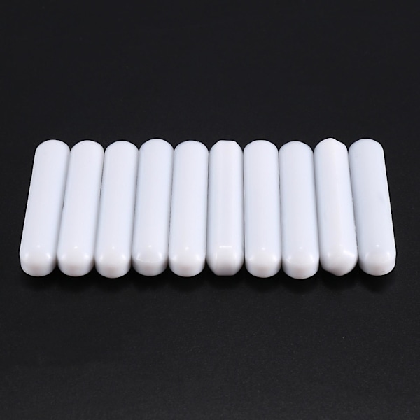 10 kpl Magneettisekoitin Sekoitin Laboratoriosekoitintanko Sekoituslevy Magneettinen Sekoitustanko Magneettinen (8x40m White