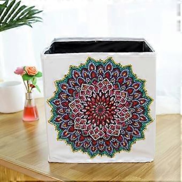 5D DIY diamantmaleri Opbevaringsboks Rejse Krystalbeholder Etui Organizer Diamantbroderi Håndværk Jul Bryllup Fest Fødselsdagsgaver(I) I