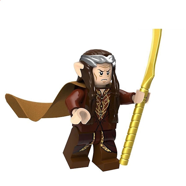 8 st Lord of the Rings Actionfigurer Byggklossar Leksaksset Samlarobjekt 4,5 cm Arwen Boromir Alver Aragorn Minifigurer Byggset {HH}