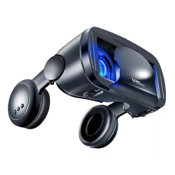 3D VR Virtuaalitodellisuuslasit kaukosäätimellä ja kuulokkeilla
