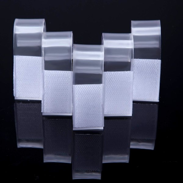 25 Stk. Bordkirtelclips SMC Model Plastik Bordduksclips 3,8-5,1 cm med Velcro til Møder Fester Indendørs Udendørs Begivenheder