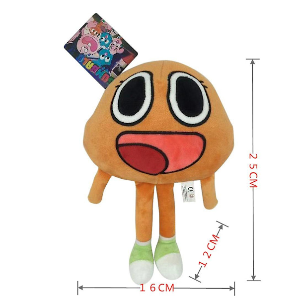 The Amazing World of Gumball -sarjan Gumball-sarjakuvahahmo pehmolelu, purukumia syövä lasten anime-pehmolelu Ada
