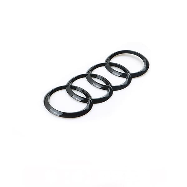 AUDI BLANKE SORTE EMBLEMRINGE FOR & BAG A1 A3 A4 A5 273MM 192MM