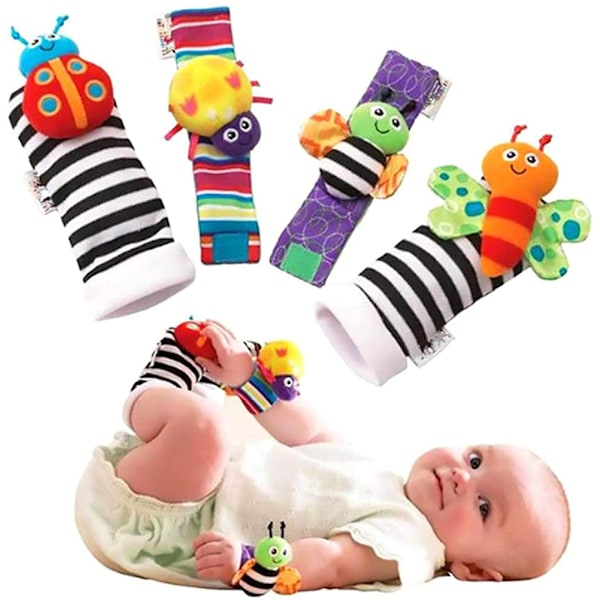 Handledsskallror för spädbarn Skallersockor Handledsskallror Set