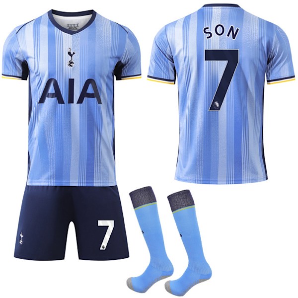 24-25 Tottenham Hotspur Nya Säsongen Bortaställ Barn Fotbollströja Nr.7 SON XXL