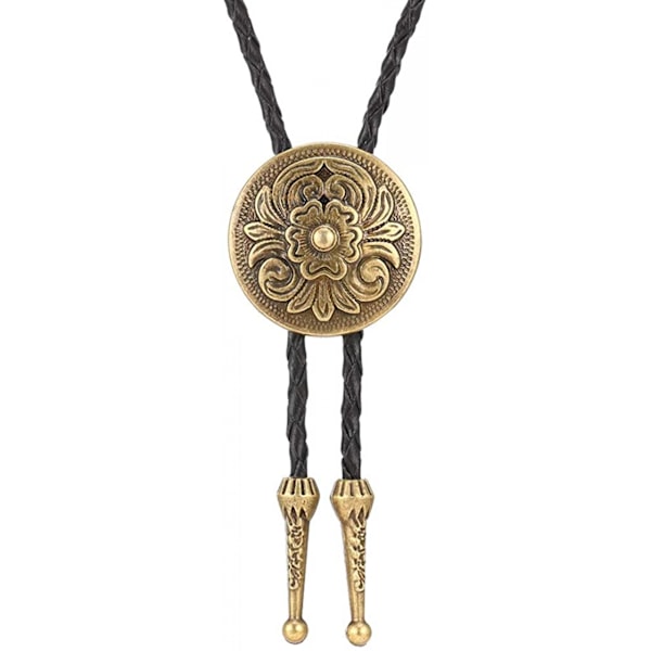 Fashion Western Cowboy Slips Shining Lång Stjärna Texas Bolo Tie