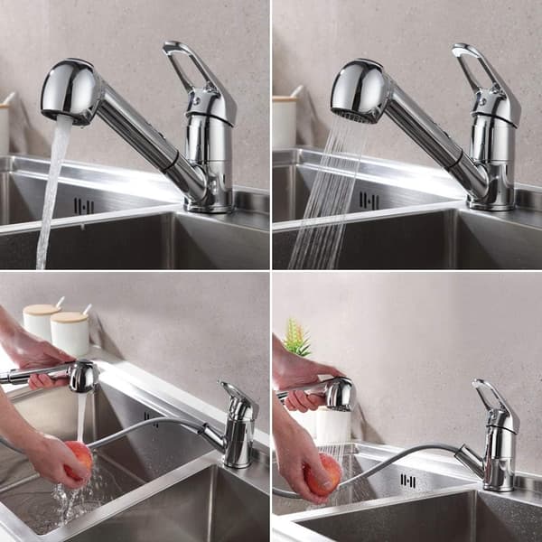 Pull-out Kitchen Faucet, Kitchen Faucet with Spray, Sink Faucet