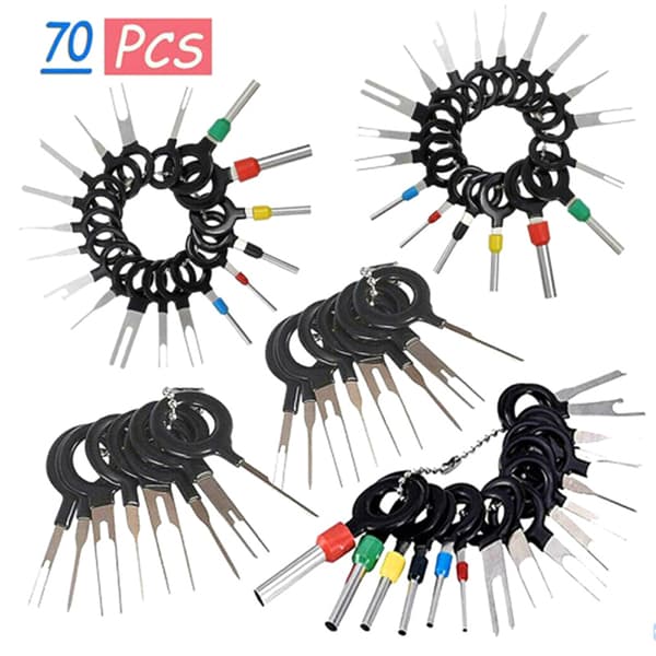 KZQ-73 stk. Sæt Pin-udstøder Ledningssæt Udtrækker Auto Terminal Fjernelse 38+26+3+3+3pcs