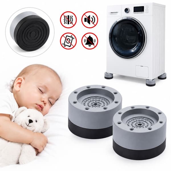 Universella vibrationsdämpare - 4-pack halkfria dämpare för köksmaskiner