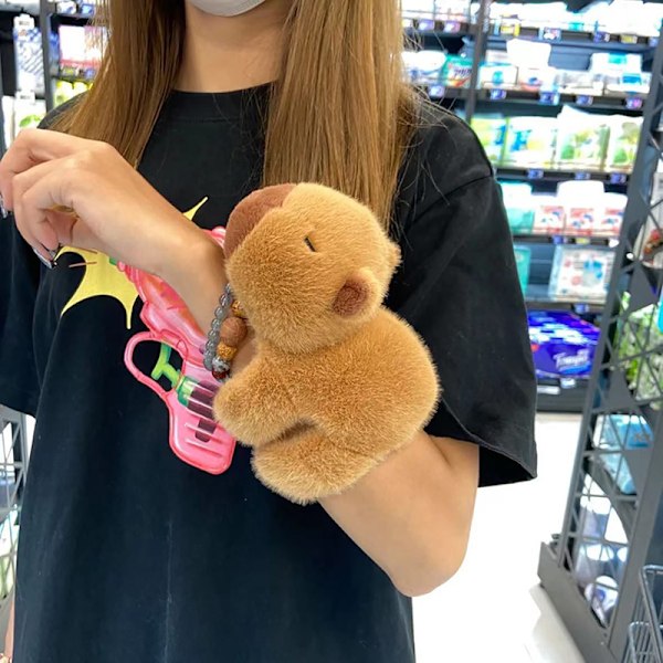 Simulert Dyr Capybara Plussjeleker og Capybara Plussjedupper