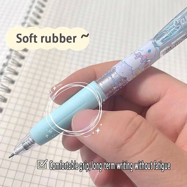 6 stk. Anime Gel Pen Kawaii Tegneserie Tryk Pen Studerende Børn