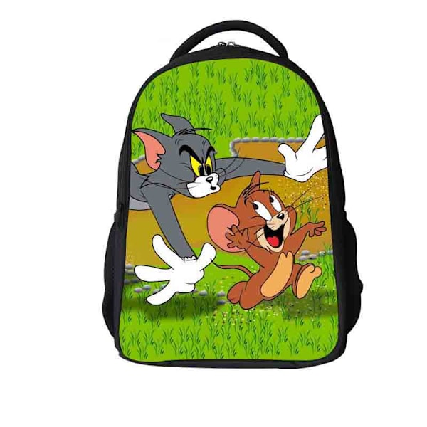 Tom og Jerry 8D animasjon skolesekk for barn
