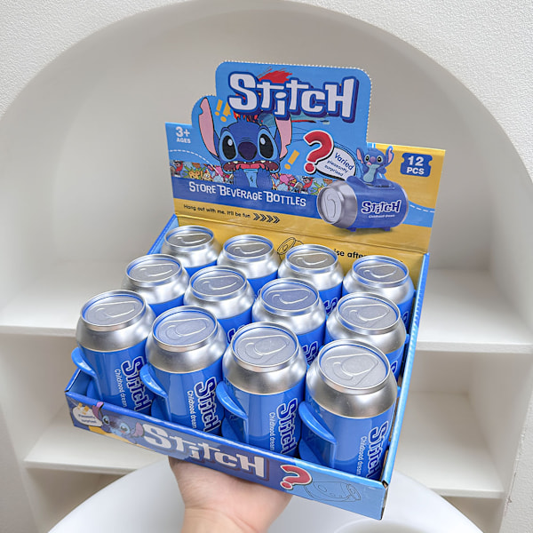 Stitch Coke Can Blind Box Doll Nøkkelring Can Blind Box Ornamenter Håndlaget Mote Lekeanheng Ornamenter Stitch-Can Blind Box Random one