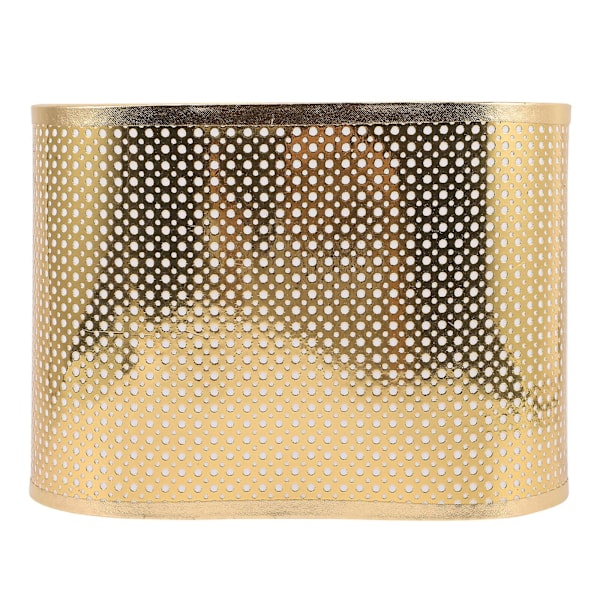 Lampskärmar Bordslampor Trumlampskärm Klämlampskärm Ljuskrona Lampskärm Tyglampskärm Guld 25x18cm Gyllene Golden 25x18cm