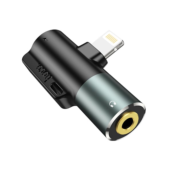 hoco. LS32 digital 3.5 ljudkonverterare lämplig för Apple mobiltelefon lyssna på låtar laddning två-i-ett adapter