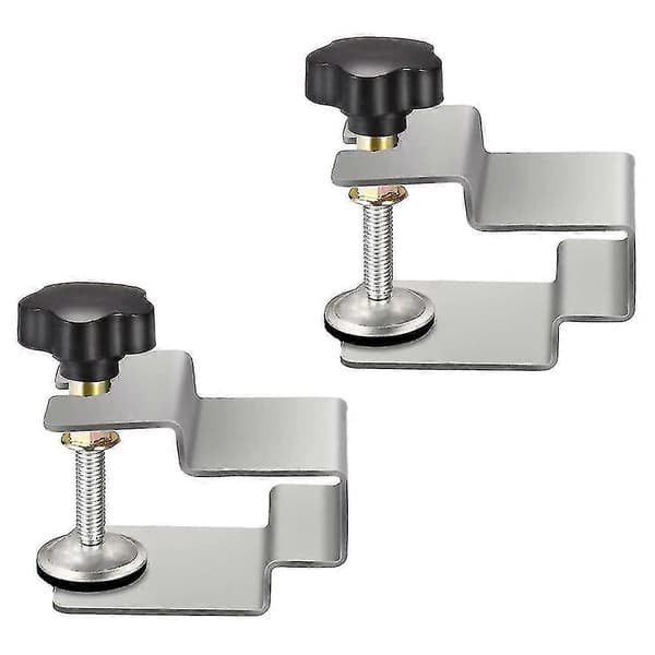 Drawer Front Mounting Clamps, 2 Pcs Stainless Steel Cabinet Mounting Clamps Tool for Drawer Front Panel
