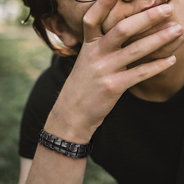 Stærkt magnetarmbånd til mænd, perfekt til smertelindring