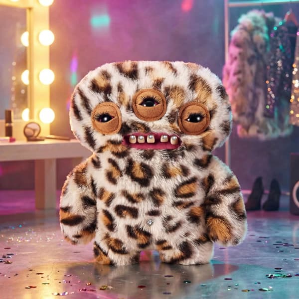 Fuggler Baddies Fuggs 9 tuumaa (ärtynyt alien) ZURU:lta Annoyed Alien Leopard