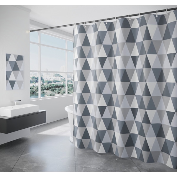 Duschdraperi 200 x 220 cm (200 cm bredd, 220 cm höjd)