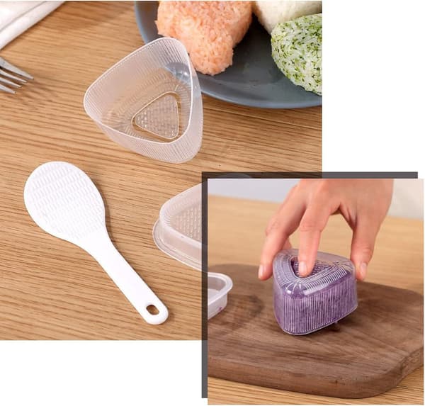 8-delt Sushi Maker Form - DIY Onigiri Risbolde Presse Shaker Værktøj til Hjemmelavet Sushi