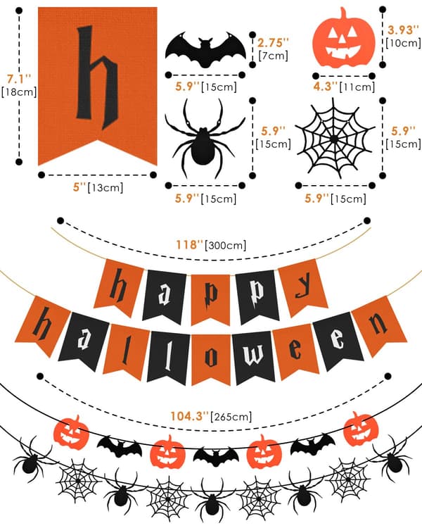 Halloweenfest Väggdekoration Spindelnät Pumpa Logotyp (A, Typ) 1 Styck