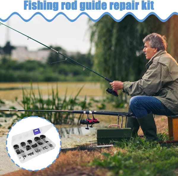 Ceramic Guide Replacement - Fishing Rod Guide Replacement - 11 Sizes Rod Ceramic Guide Rings, Fishing Rod Guide Replacement