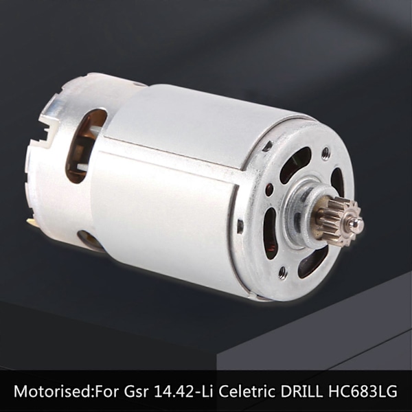 GSR14.4-2-LI 13 Tänder DC Motor 1607022649 HC683LG för DC14.4V 3601JB7480 Elektrisk Borr Underhåll{HH}