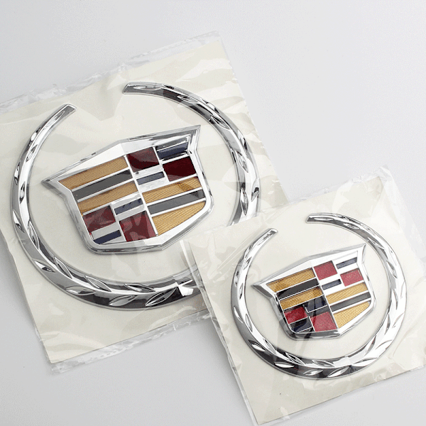 2 Cadillac mærkater for og bag SRX ATS XTS mærkater for og bag
