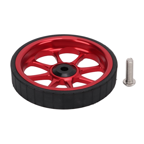 Alumiiniseoksesta valmistettu kokoontaitettava pyörä, kevytpyörä 82mm, levennetty laakeri, kevytpyörä Brompton 3sixty kokoontaitettavaan pyörään, punainen