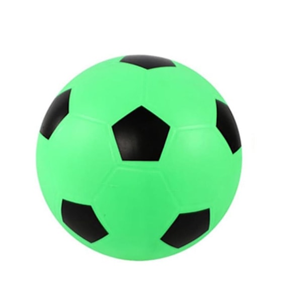 Handleshh Støjfri Fodbold Skum Bold GRØN 15 CM Grøn
