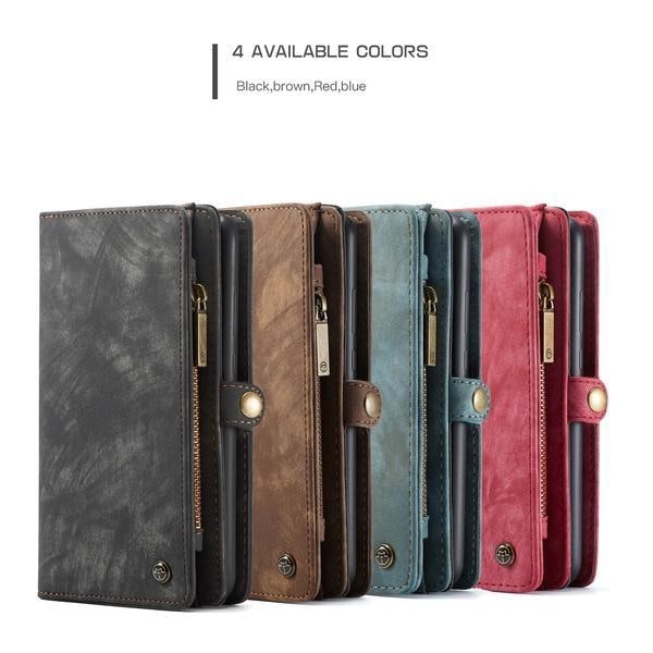 CaseMe (008) äkta läder med dragkedja för iphone 11 pro brun{hh] "Brown" "Brown" brown