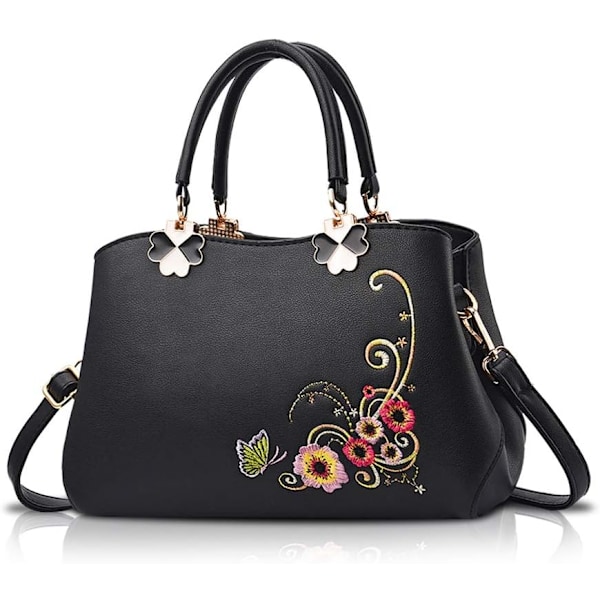 Retro Handväskor med Topphandtag Dam Crossbody Väska Kvinnor Mode Sho{HH}
