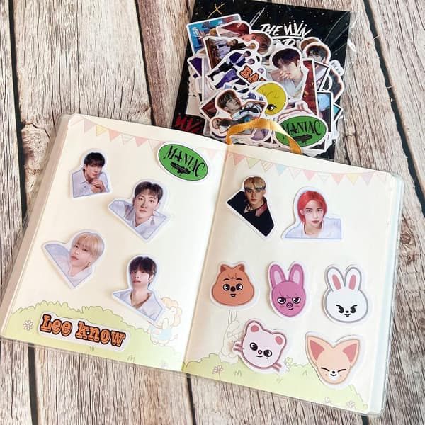 Kpop Stray Kids 91 pcs Vinyl Stickers Laptop Pack D