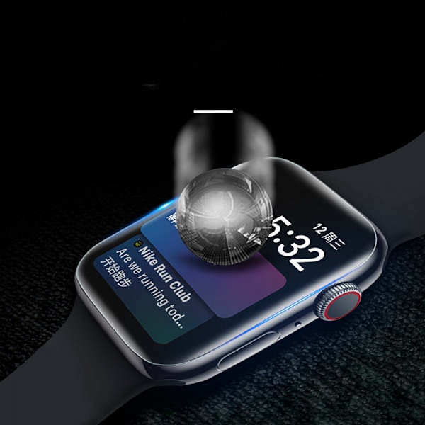 [3-pack] Skydd för Apple Watch 41mm Skärmskydd iWatch Serie 7 Tillbehör Flexibel Full Täckning Klar TPU Film