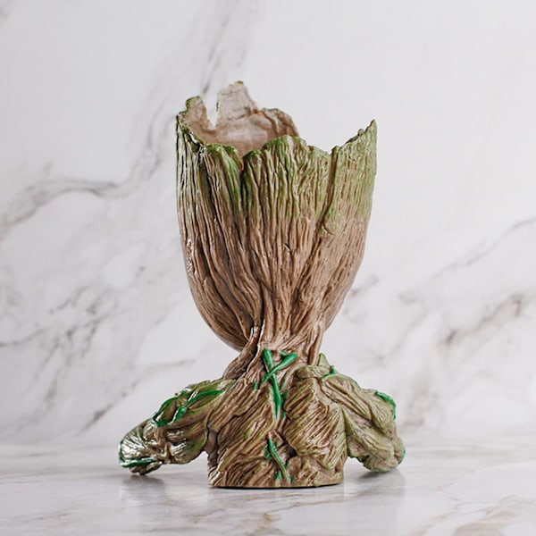 Baby Groot Blomkruka - Innovativ Actionfigur För Växter