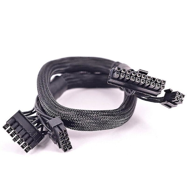 14+10 Pin till 24 Pin ATX Strömförsörjningskabel 20+4 Pin PC PSU Moderkortskabel för AX1500i AX1200i AX8