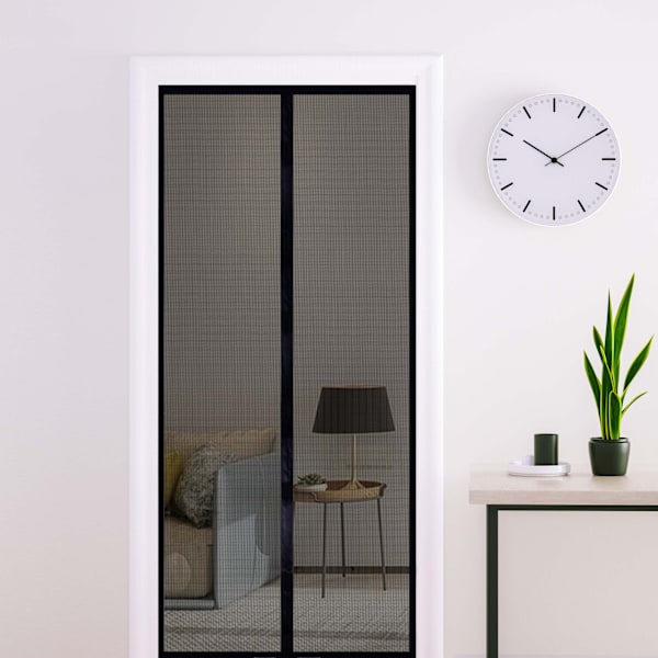 Myggnett magnetisk dør 120x210cm Veldig tett maske Myggnett{HH}