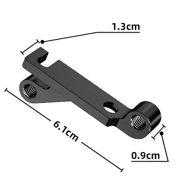 IS-fäste till Flat Mount Cykelbromsadapter 160 180mm Rotor Bromsoksadapter för Ram Gaffel Cykeltillbehör