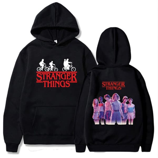 Stranger Things Hettegenser Genser Pullover Høst/Vinter gul yellow yellow 110