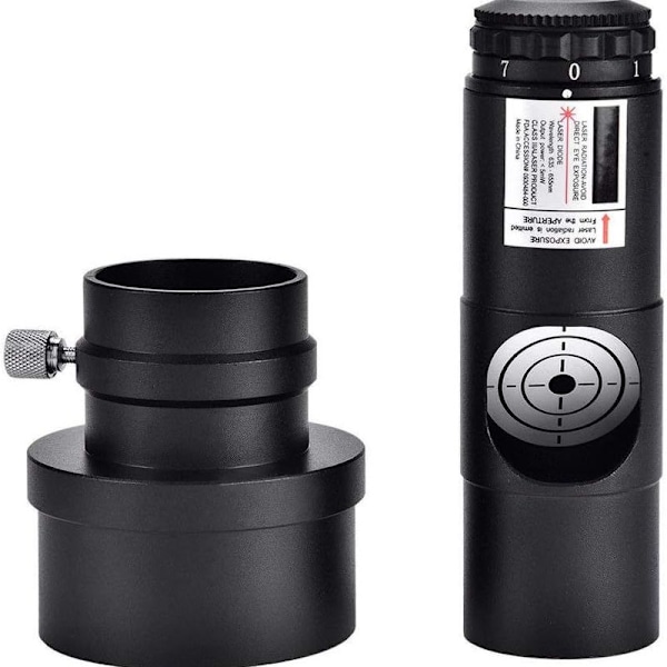 Teleskop Laser Kollimator 1.25 tommer, Bysameyee Kalibrator med 2'' Adapter til