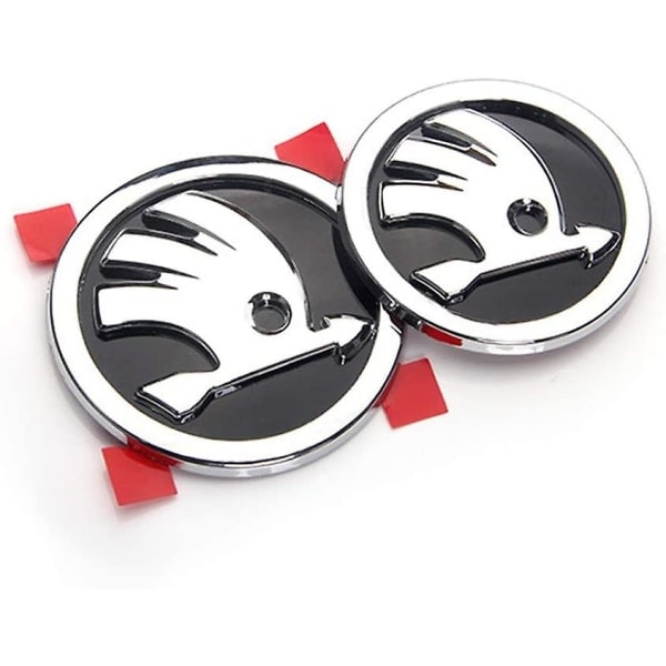 Taka Etu Auto Takana Merkki Grilli 3D Metallinen Tarra Skoda Auto Korin Koristelu Logo Muotoiluun