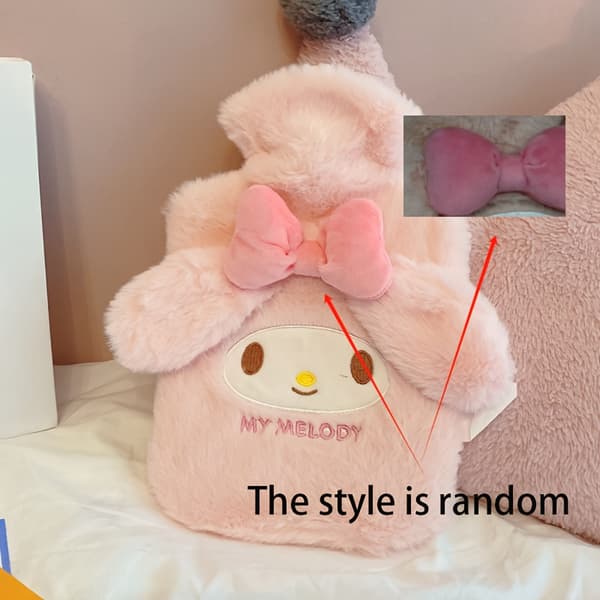 Sanrio Hello Kitty Kuromi Bærbar Håndvarmer Søt Anime 【Brown leopard Hello Kitty】